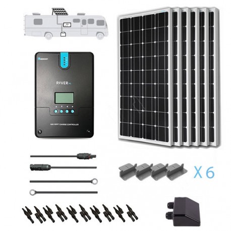 Kit Solar PWM 600W 12V-220V Rural/Motorhome C-600-90-40