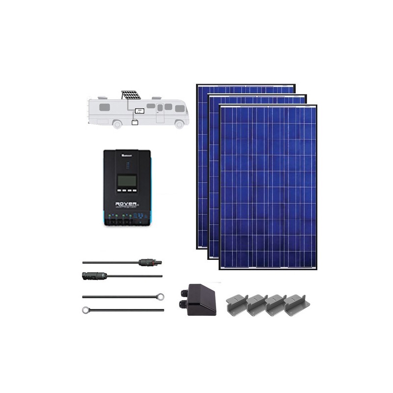 Domestic Panel 900 Watt Solar RV Kit