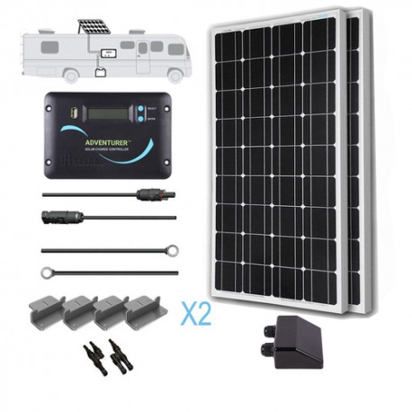 Renogy 12V 200W RV Solar Kit Installed