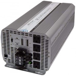 Aims 8000/16000 12V to 120V Modified Sine Wave Smart Power Inverter with Installation Included