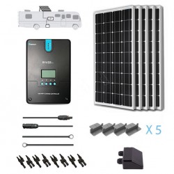 Renogy 12V 500W RV Solar Kit / Renogy 3000W Pure-Sine Inverter / 30A Transfer Switch with Installation Included