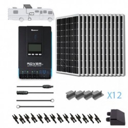 Renogy 12V 1200W RV Solar Kit / Renogy 3000W Pure-Sine Inverter / 30A Transfer Switch with Installation Included