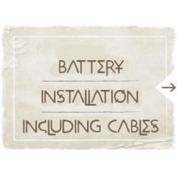 Battery Installation (Including battery cables)